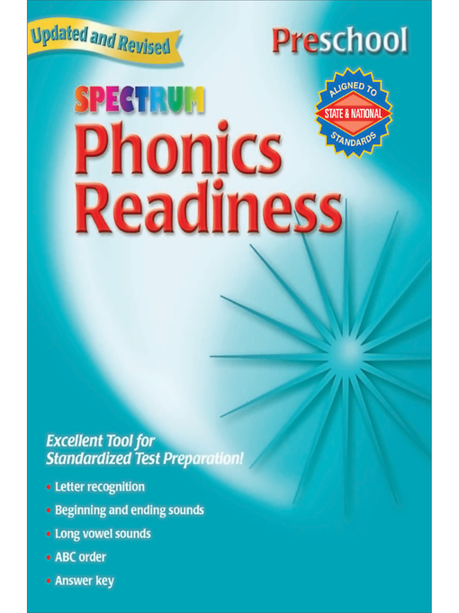 Title details for Phonics Readiness, Grade PK by Spectrum - Available